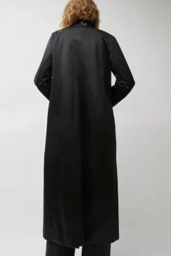 Online Weatherproof Long Blazer in Black Jackets & Outerwear|Clothing