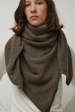 Outlet Whit Scarf in Teak Brown Holiday Gift Guide|Scarves & Gloves