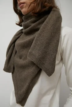 Outlet Whit Scarf in Teak Brown Holiday Gift Guide|Scarves & Gloves