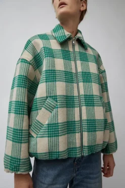 Sale Wicke Bomber in Beige and Green Holiday Gift Guide|Collections