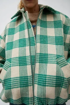 Sale Wicke Bomber in Beige and Green Holiday Gift Guide|Collections