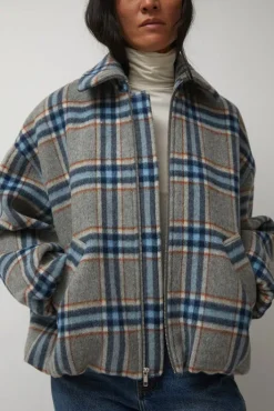 Outlet Wicke Bomber in Blue and Rust Holiday Gift Guide|Collections