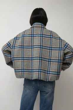 Outlet Wicke Bomber in Blue and Rust Holiday Gift Guide|Collections