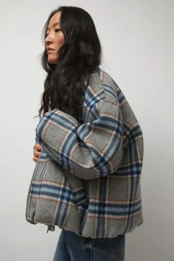 Outlet Wicke Bomber in Blue and Rust Holiday Gift Guide|Collections