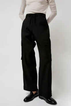 Best Wool Blend Cargo Pants in Black Collections|Shorts & Pants