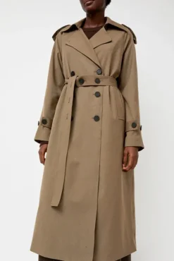 Hot Wool Blend Long Trench in Light Olive Holiday Gift Guide|Collections