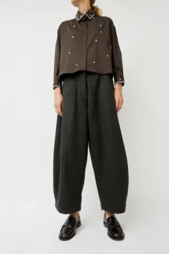 Best Wool Curved Pants in Java Collections|Shorts & Pants