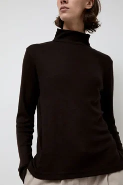 Best Wool Turtle Neck in Cacao Collections|Tops
