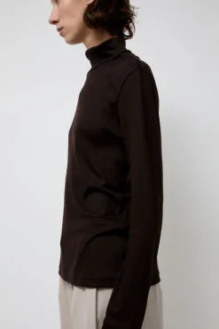 Best Wool Turtle Neck in Cacao Collections|Tops