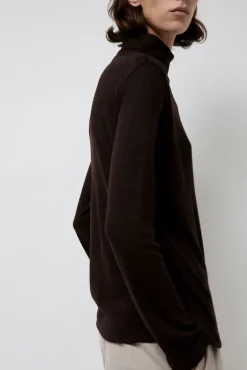 Best Wool Turtle Neck in Cacao Collections|Tops