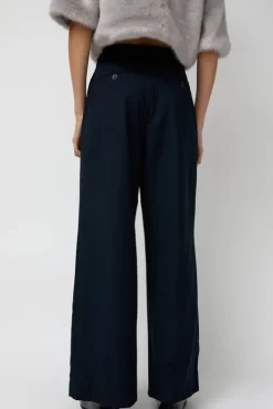 New Wool Wrapped Slacks in Navy Collections|Shorts & Pants