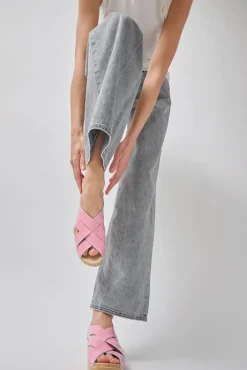 Hot Basket Clog on Mid Wedge in Pink Patent Sale Clogs|Collections