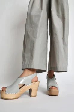 Clearance Crossover Clog on Platform in Dove Patent Sale Clogs|Collections