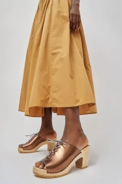 Best Simone Clog on High Heel in Bronze Sale Clogs|Collections